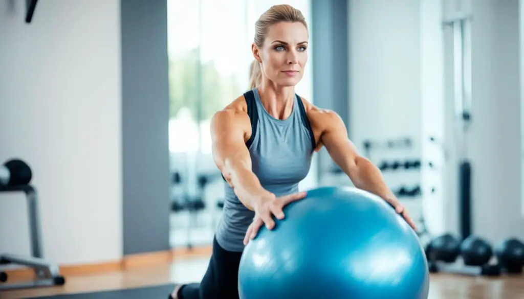 stability balls for core training